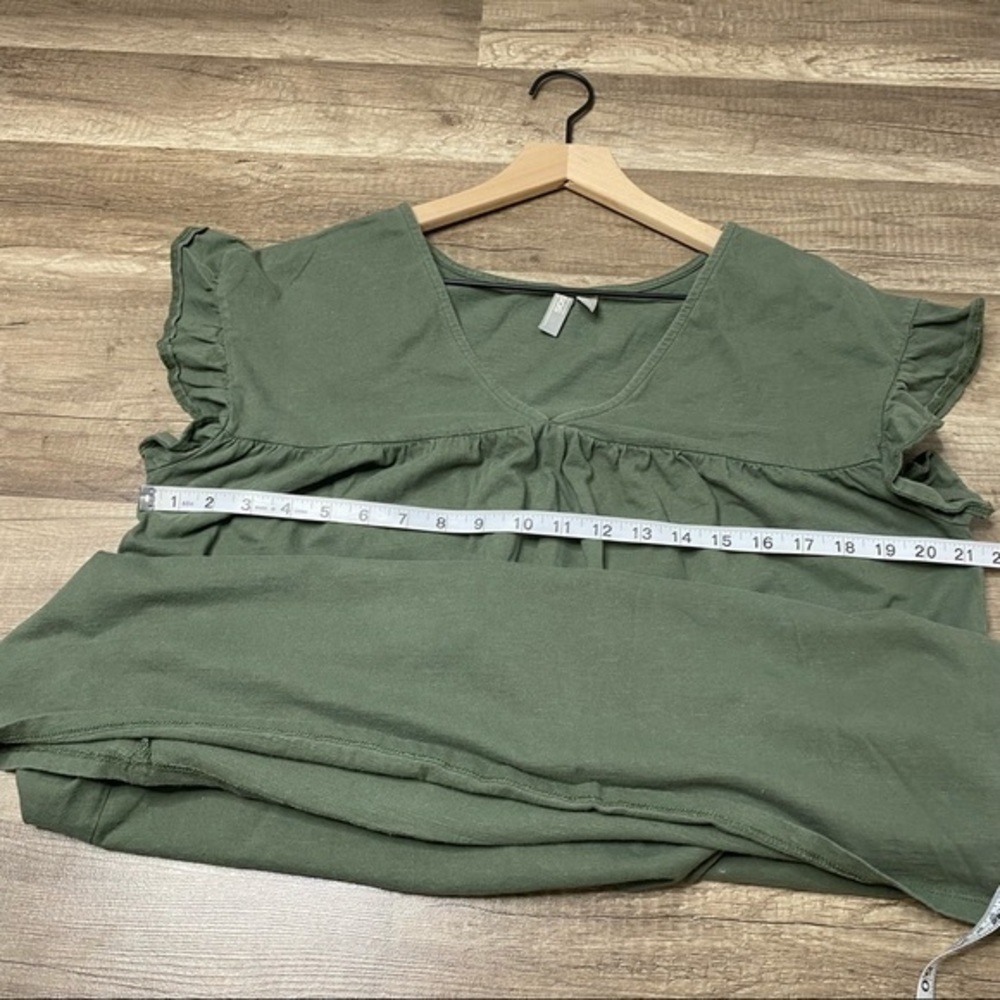 ASOS Green Ruffle Shift Dress size 8 - Picture 7 of 11
